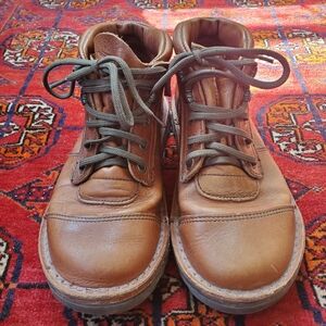 Jim Green Barefoot African Ranger Boots Natural Veg Tan Men's 8